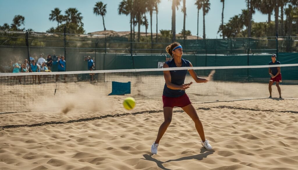 Técnica de saque no Beach Tennis Técnica de saque no Beach Tennis