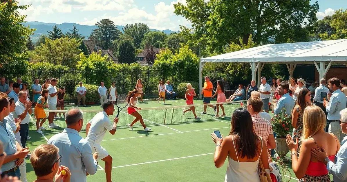 1º PAN OPEN de Tênis: Esporte e Networking em Grande Estilo