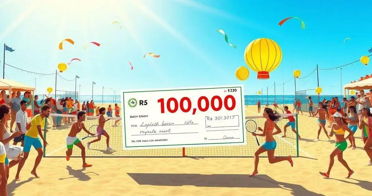 Beach Tennis Pro Vida: R$ 110 mil para Combate ao Câncer!