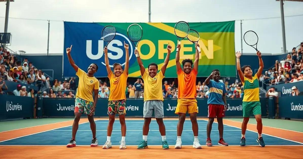 5 Brasileiros Confirmados no US Open Juvenil de Tênis