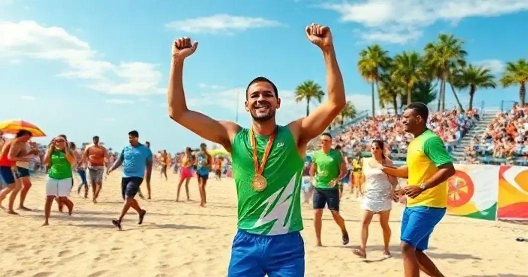 Amazonas Conquista Ouro no Beach Tennis Universitário em João Pessoa