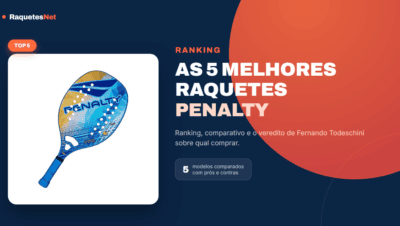 As 5 Melhores Raquetes de Beach Tennis da Penalty em 2026 (Testadas)